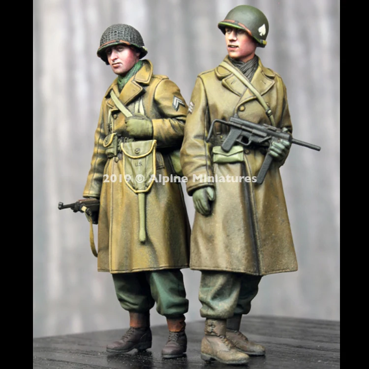 1/35 WW2 США зимний набор полимерная модель солдата GK военная тема Второй мировой