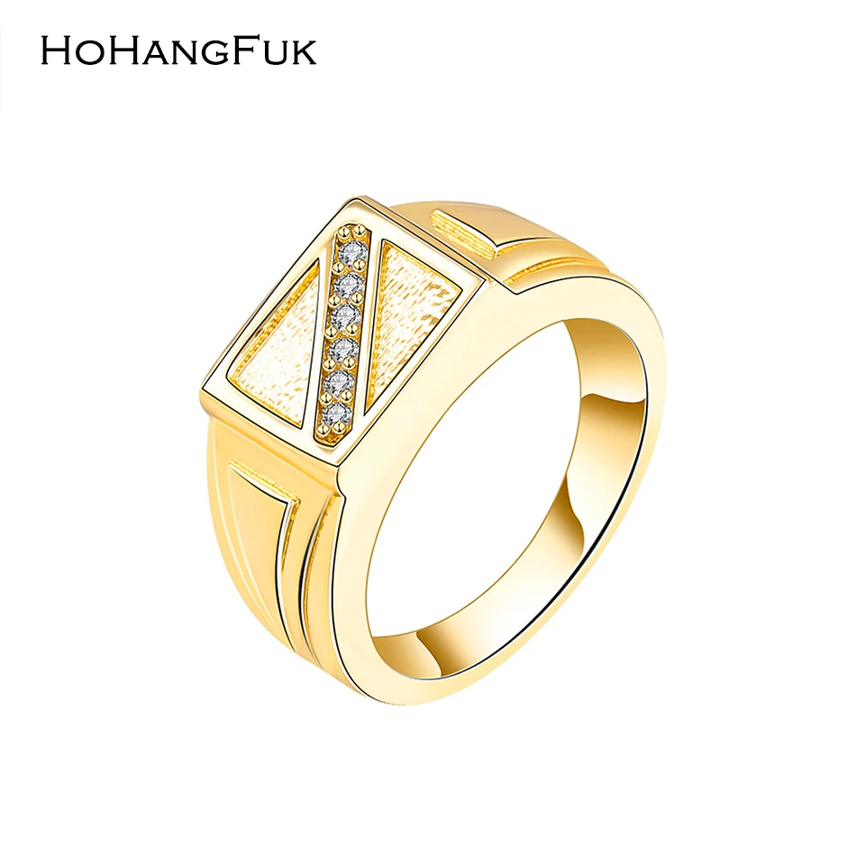 Factory Direct Vogue Jewelry Unisex Gold Color With Paved Crystal CZ