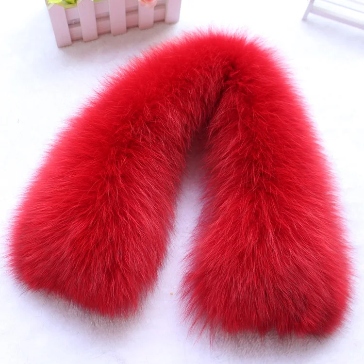 natural fox fur collar scarf (20)