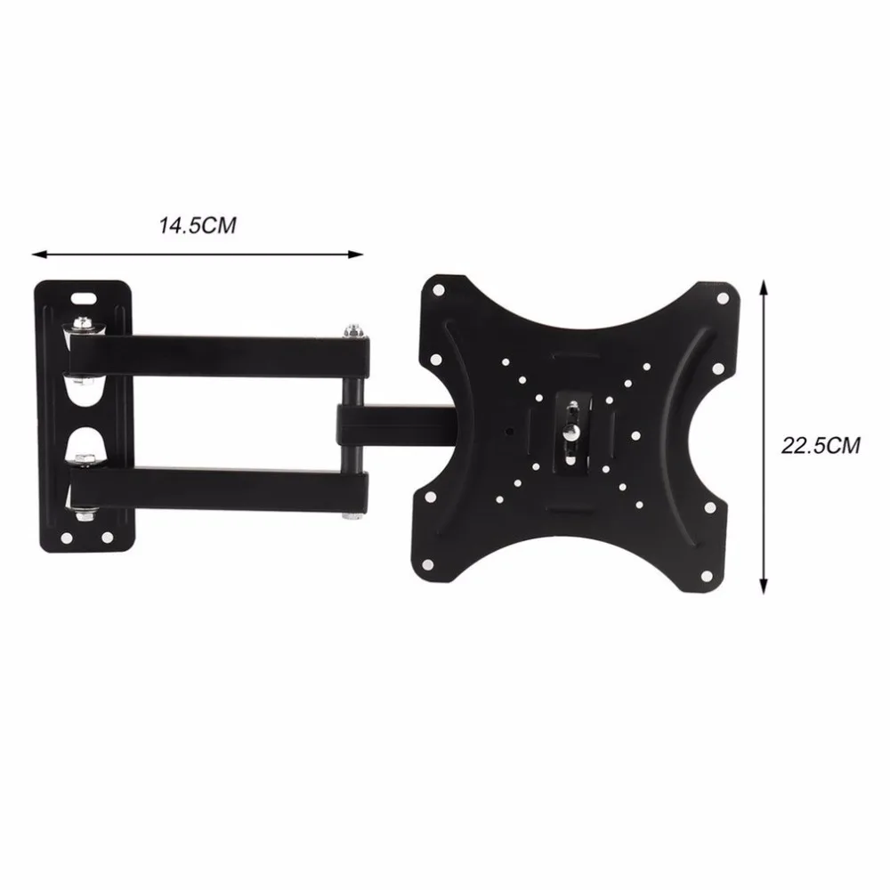 Универсальный ТВ настенное крепление Поворотный кронштейн наклон закрепленная плоская панель ТВ Стенд держатель рамки для 14-42 дюйм(ов) ЖК-дисплей СВЕТОДИОДНЫЙ монитор Прямая поставка