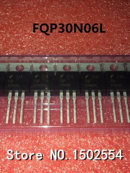 

10PCS/LOT 30N06L FQP30N06L TO-220 MOSFET tube 30A / 60V field effect transistor