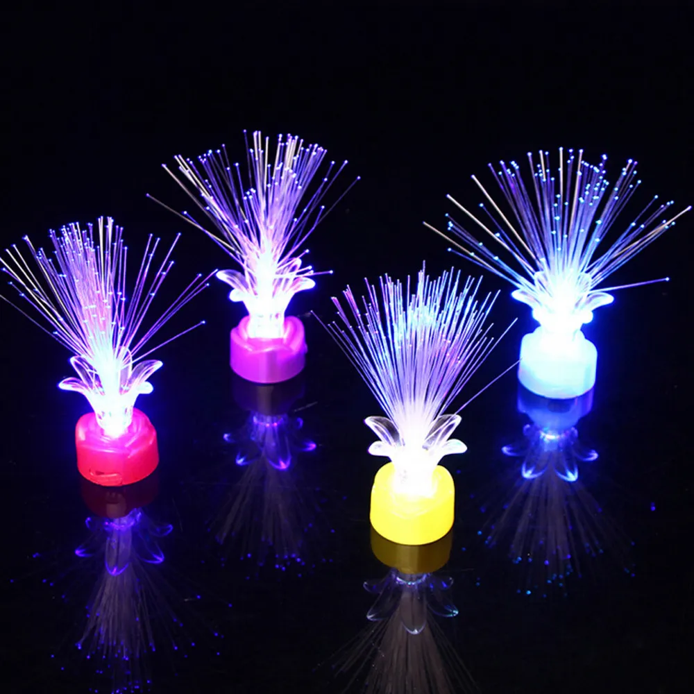 2019 Christmas Creative Toys For Children Colorful Shiny Flash Rose Children Interesting Plum Blossom Light Toys Gifts For Kids