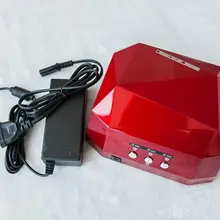 Горячей Продажи 36 Вт Алмаз LED CCFL 220 В 36 Вт уф-лампы отверждения геля лампы свет сушилка для ногтей с Исцеления от Всех СВЕТОДИОДНЫХ УФ-Гель