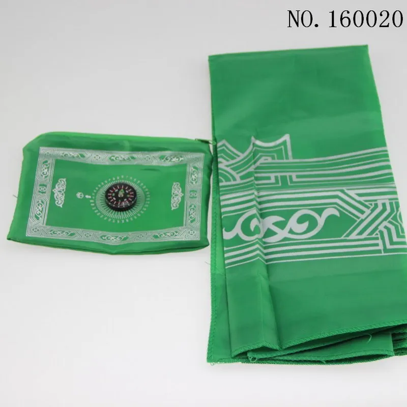 Waterproof cloth Muslim Prayer Blanket with Compass, Portable Travel Prayer Mat Modern
