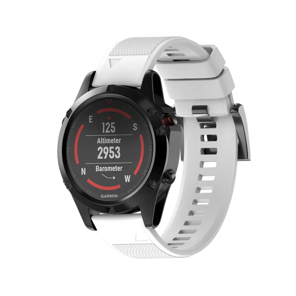 

OSRUI silicone watch strap for Garmin Fenix 5 band GPS Watches Replacement band Silicagel Wrist Band Bracelet