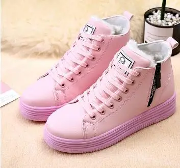 

2018 new short tube Korean version of the wild student thick bottom two cotton shoes.