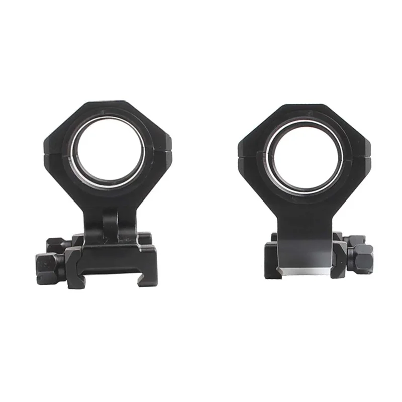 Extend Dual Ring Automatic AR15 M4 M16 Optics Defense Rifle Optical Scope Mount 1 Inch 30mm Picatinny Weaver Rail 20MM Ring Mount with Bubble Level RL2-0028-04