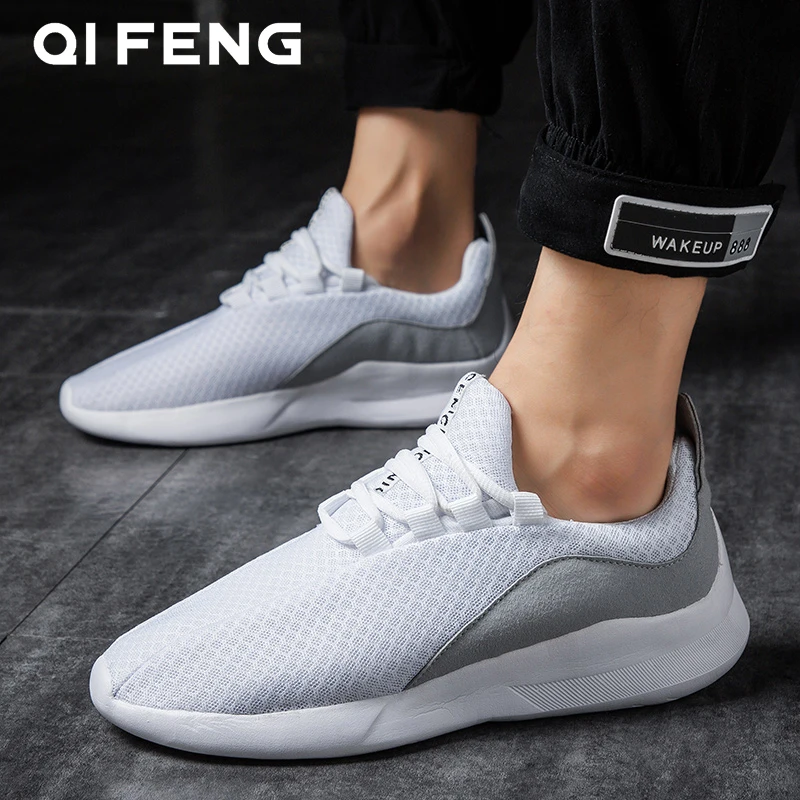 

New Fashion Men Sports Running Shoes Trendy Breathable Light Weight Sneakers Popular Student Walking Footwear Training Man Shoe