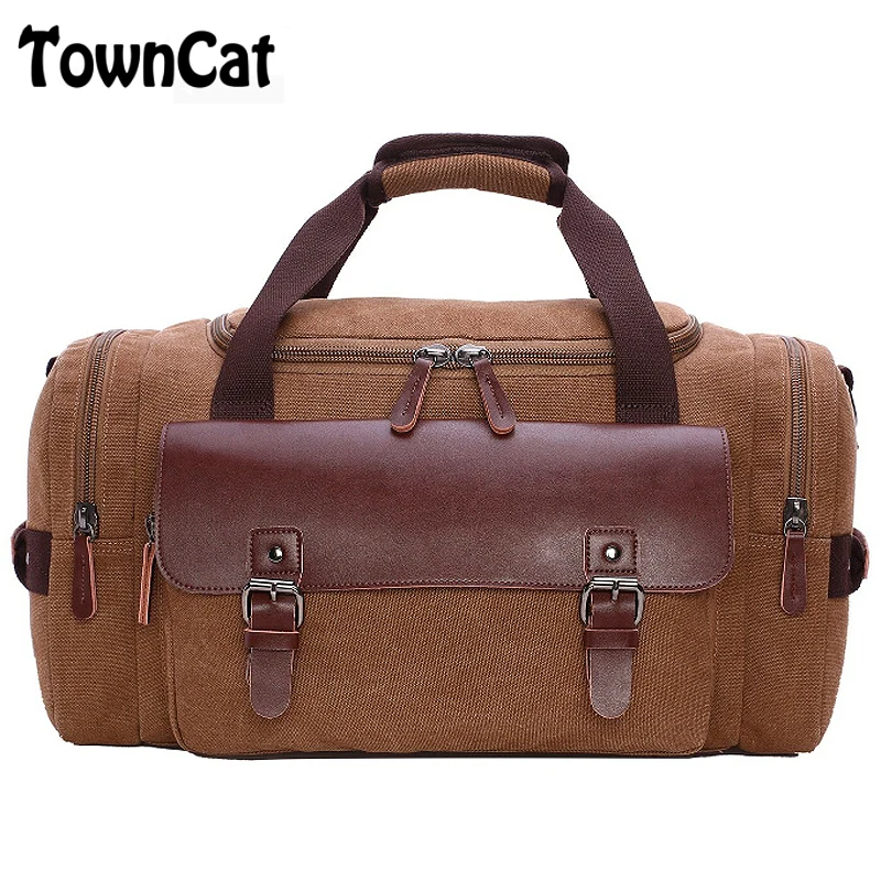 

Men's Vintage Canvas Casual Travel Tote Luggage Duffels Handbag Business Bag