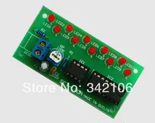 Free Shipping!!! NE555 + CD4017 flowing light kit / LED Marquee / Cycle Light parts / Fun Electronics DIY