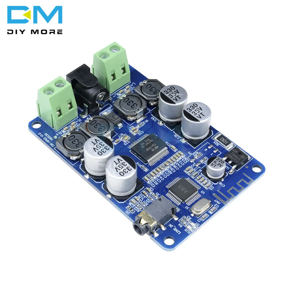 TDA7492P Bluetooth V2.1 Аудио приемник усилитель мощности плата с AUX двойной 2X25 Вт модуль Diy электронная печатная плата