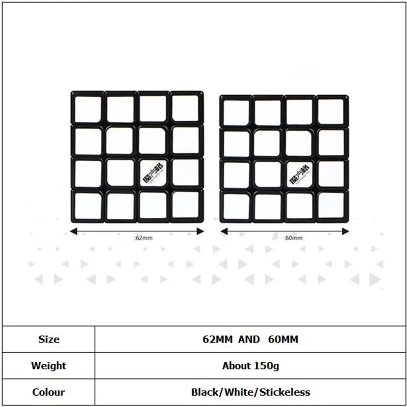 QIYI THUNDERCLAP 4x4x4 кубик рубика необычный cube Professional Puzzle s Логические взрослых плавно