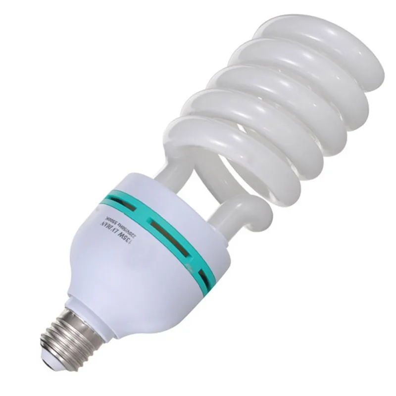 Лампа дневного света E27 CFL для студийной видеосъемки 220 В 135 Вт 5500K | Электроника