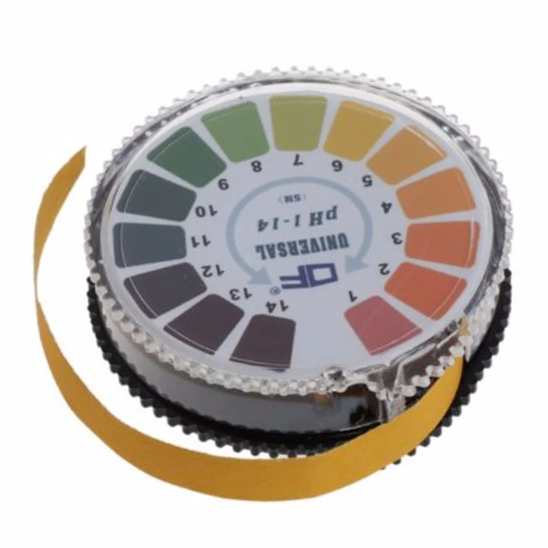 5 Meter 1-14 PH Alkaline Acid Indicator Test Paper Universal for Garden Soil Water Quality Measure Test Paper 1 Roll