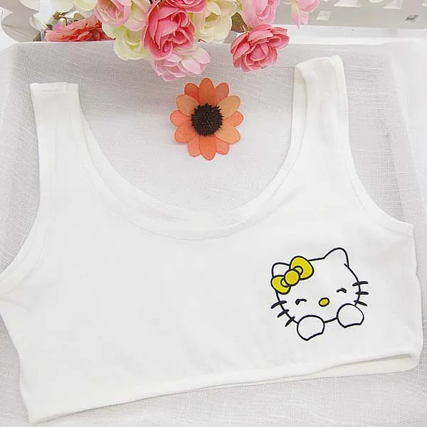 

Kid Girl Training Bras Lovely Little Girl Printed Children Underclothes Outdoor Activity Undies Ropa Interior
