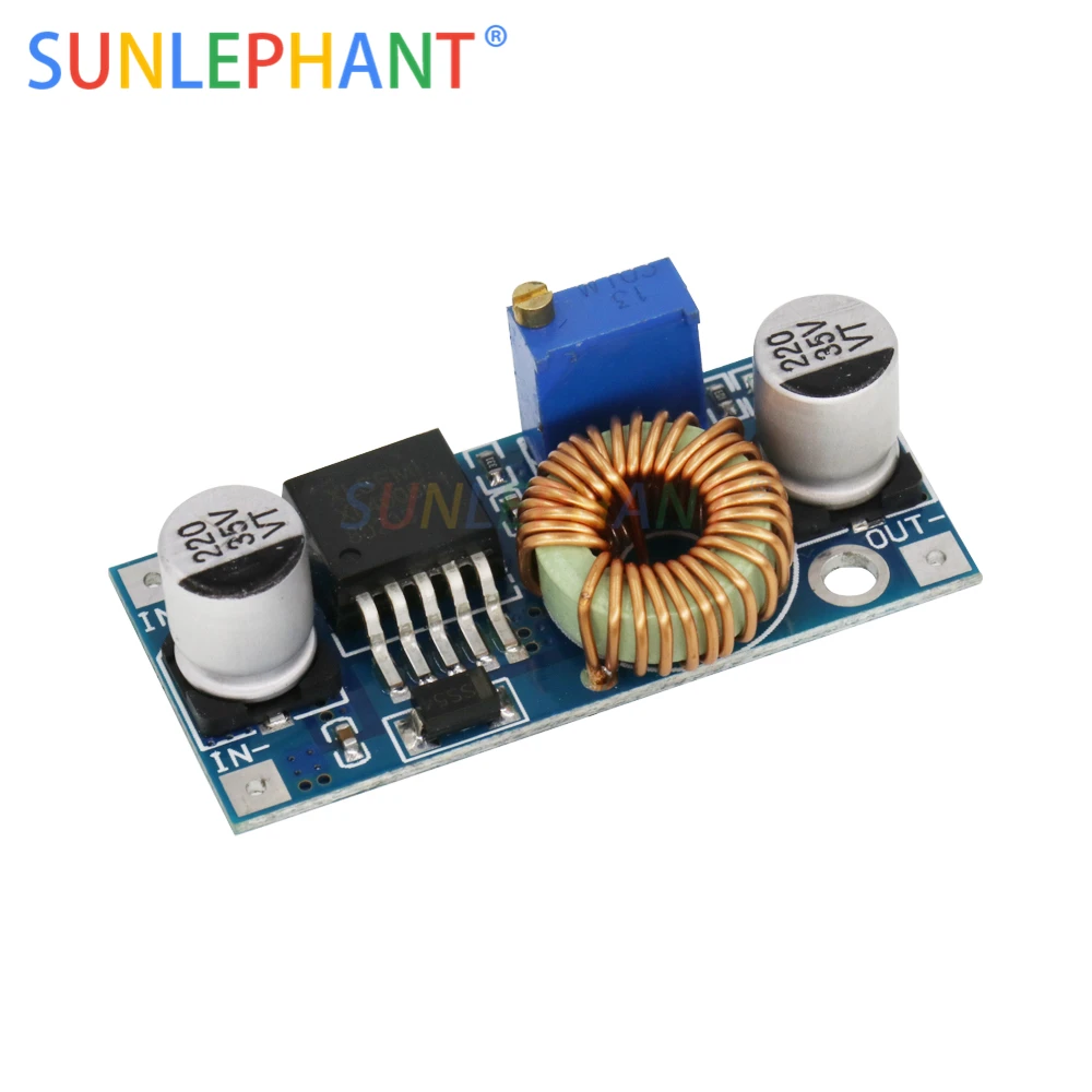 

XL4005 DSN5000 Beyond LM2596 DC-DC adjustable step-down 5A power Supply module