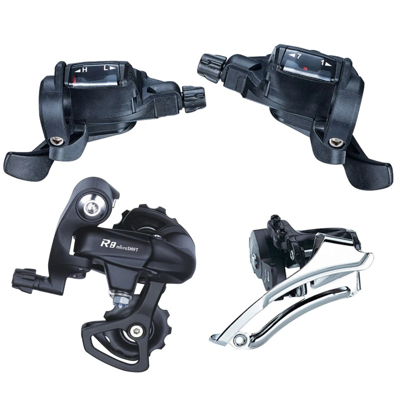 microSHIFT MTB Bike Group Set TS38 7 Trip 3X7 Spd Shifters Front Rear ...