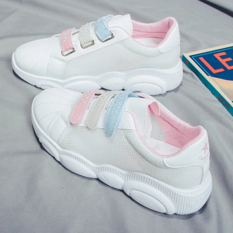 

2019 spring new wild sneakers female breathable mesh casual comfort wear-resistant Harajuku old shoes women