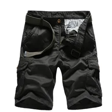 Мульти-Карманы Грузовые Шорты для женщин Для мужчин летний топ Дизайн Рубашки домашние Homme хлопок модные мужские бермуды masculina джоггеры pt-308