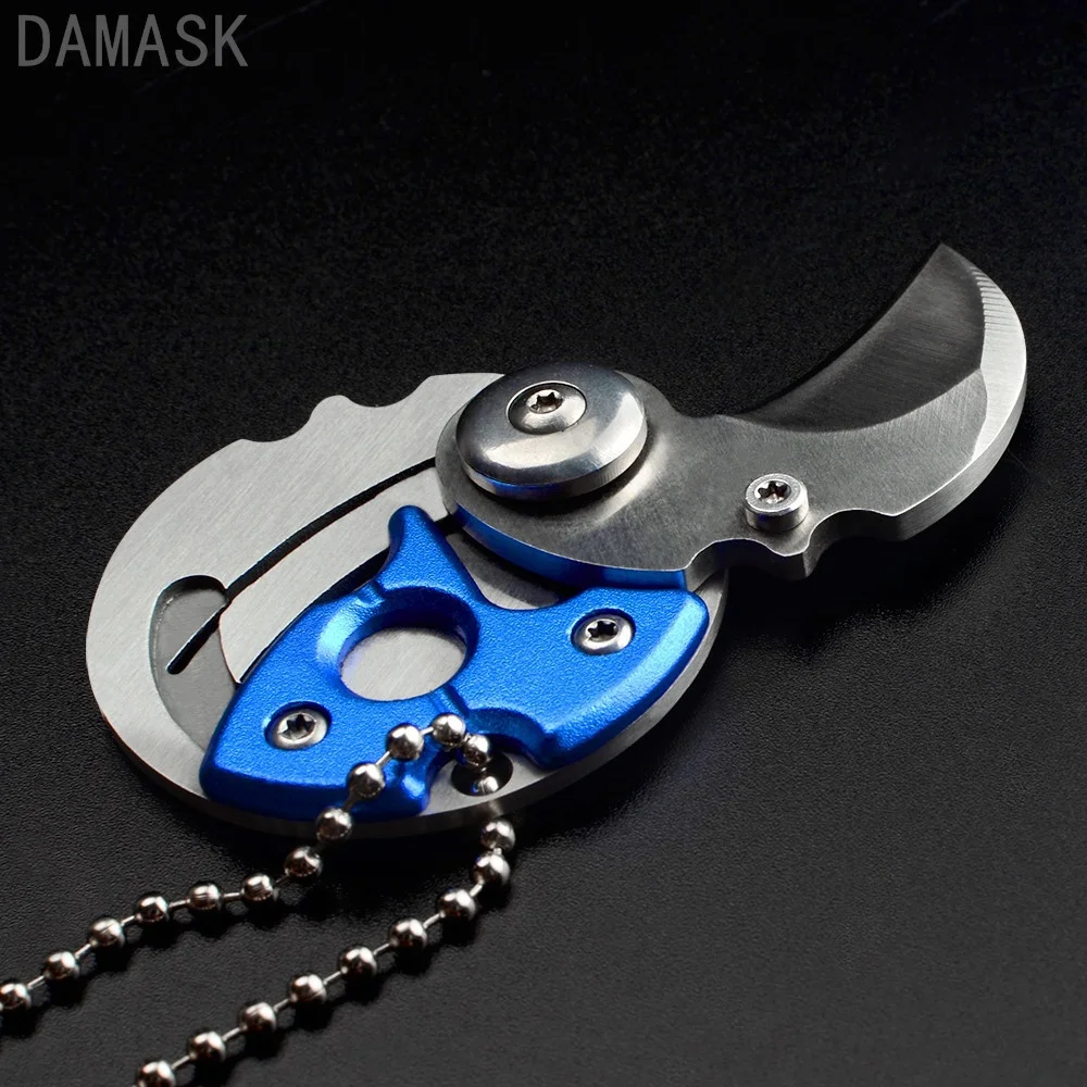 DAMASK Outdoor Survival Pocket Knife Stainless Steel Keychain Coin Knife EDC Mini Letter Opener Carry Tool Small Pocket Knife DAMASK Outdoor Survival Pocket Knife Stainless Steel Keychain Coin Knife EDC Mini Letter Opener Carry Tool Small Pocket Knife
