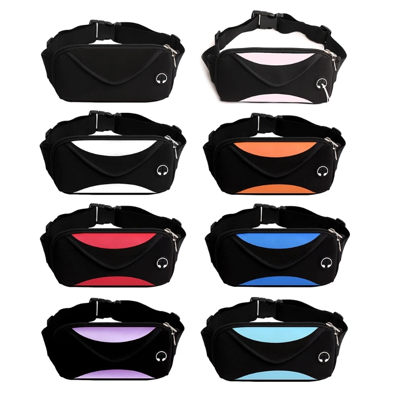 Для мужчин Для женщин Спортивная поясная сумка шнур наушников кошелек ремень путешествия телефон сумка