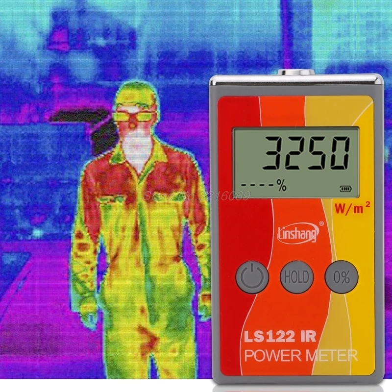 

LS122 IR Solar Power Meter infrared intensity with Rejection Value Energy Tester Aug24 Drop Ship