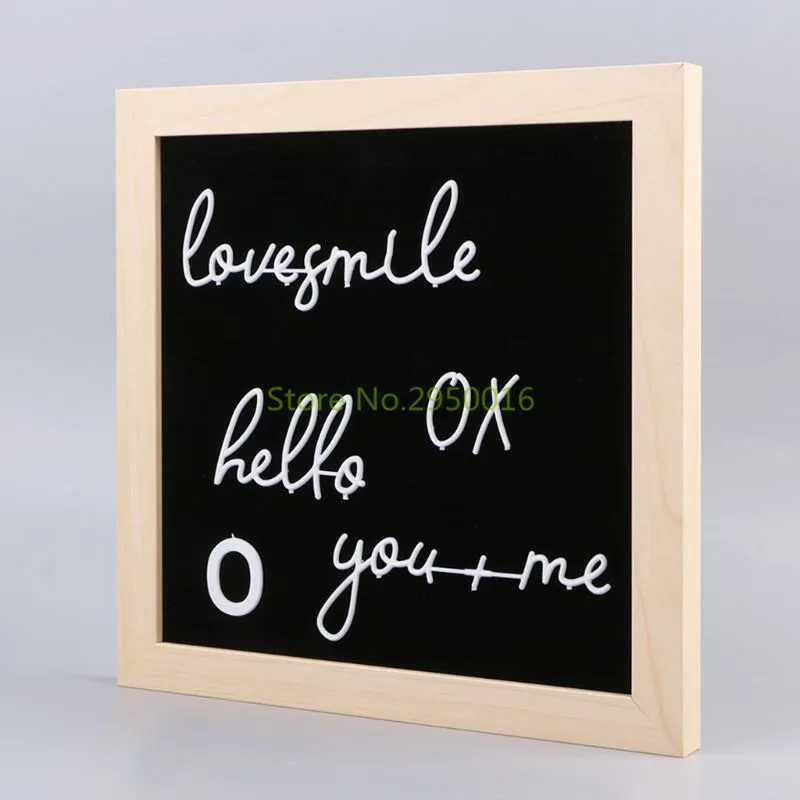 

Felt Letter Board EVA Frame Changeable Symbols Numbers Characters Message Boards For Home Office Display Board C26