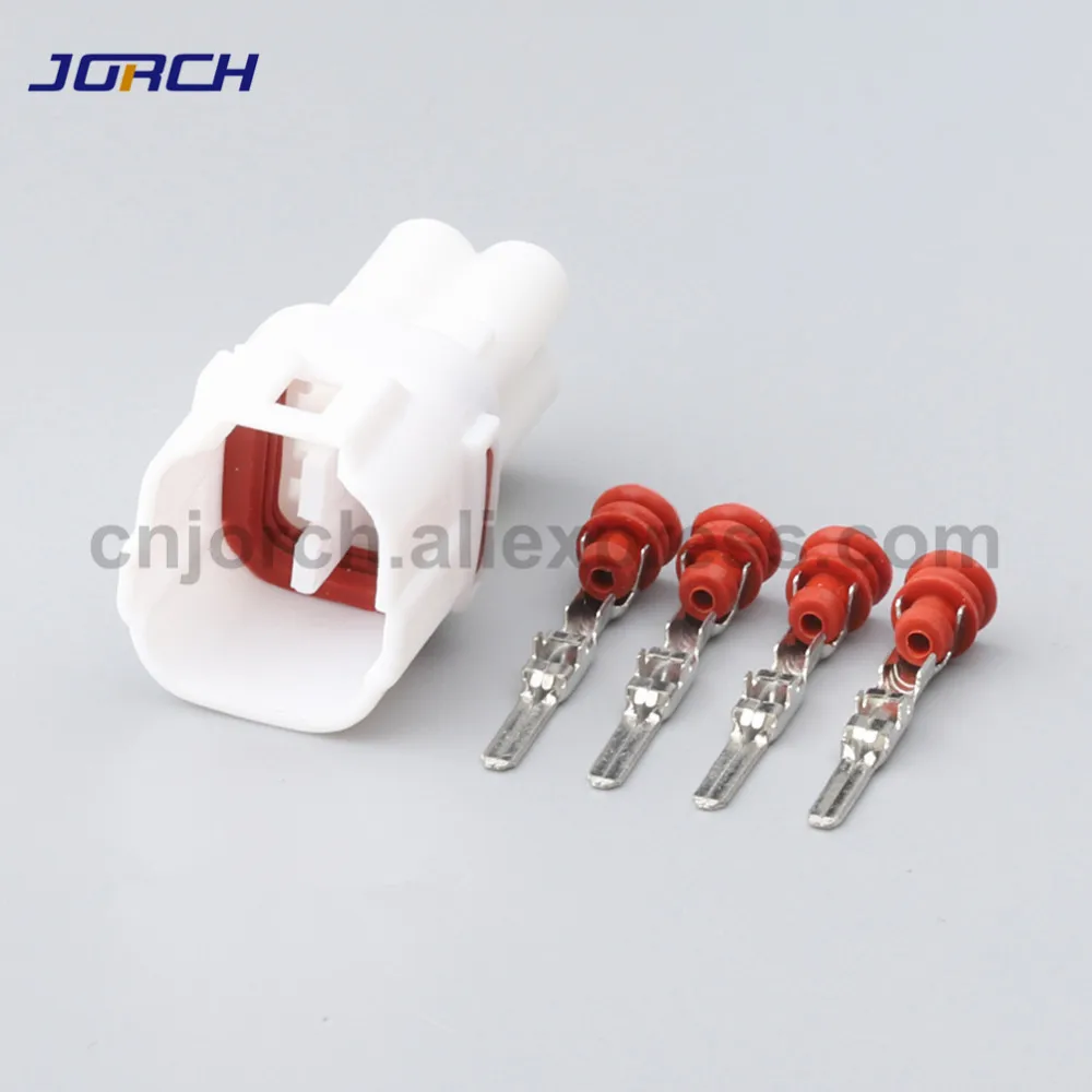 Amp Superseal set los conectores o enchufes 4 pines 0,50 ² conector cables eléctricos de automóviles camiones