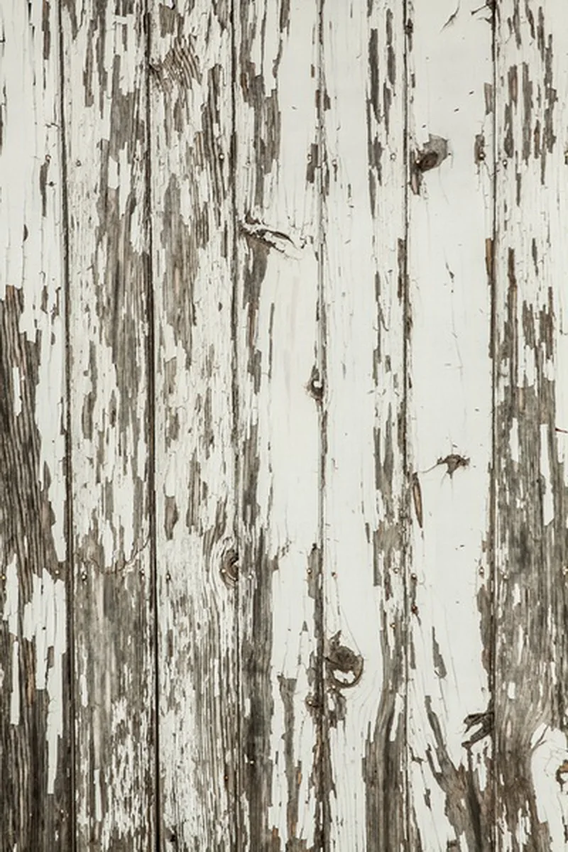 Photography Backdrop Thin Vinyl Photo Background for studios, Newborns Distressed peeling wood floor Photoshoot Backdrop D-9199