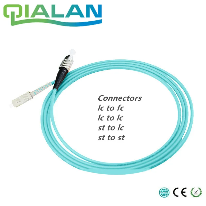 

5m LC SC FC ST UPC Optical Cable Simplex OM3 Multimode PVC 2.0mm Fiber Optic Patch Cable Fiber Patchcord Optical Jumper