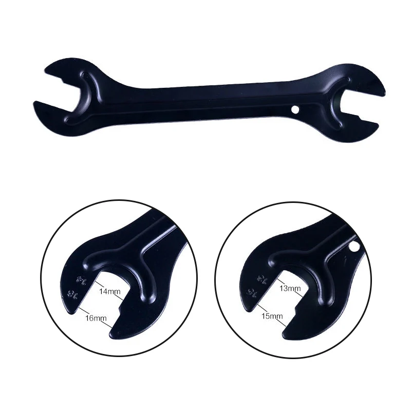 Xinstroe 2 PCS Bicycle Cone Spanner Hub Wrench Bicycle Wheel Hub Spanner Bicycle Removal Repair Tool for Bicycle Bike