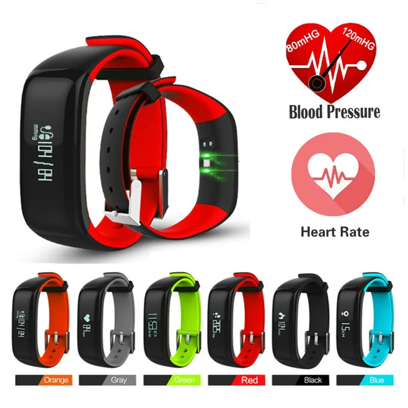 

Smart Watch Blood Pressure Monitor Fitness Bracelet Activity Tracker Smart Band P1 Smartband Pedometer Wristband Smart Bracelets