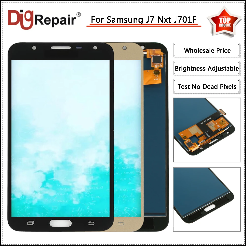 

j701f lcd AAA For Samsung Galaxy J7 Nxt LCD J701F J701M J701 J7 Core LCD Display Touch Screen Digitizer Assembly J7 Neo j701 LCD