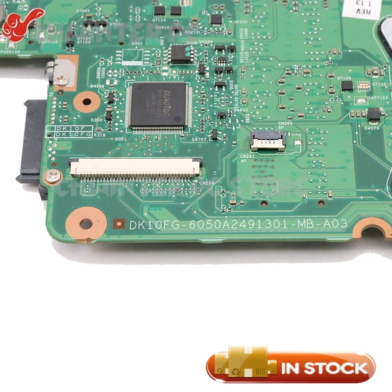 Материнская плата NOKOTION для ноутбука toshiba satellite S855 V000275420 DK10FG 6050A2491301 MB A03 HM76 DDR3 HD 7670M