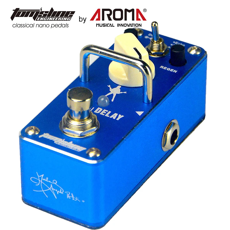 Арома различные стили задержка звука Цифровая Задержка педаль APE 3S True Bypass De Guitarra