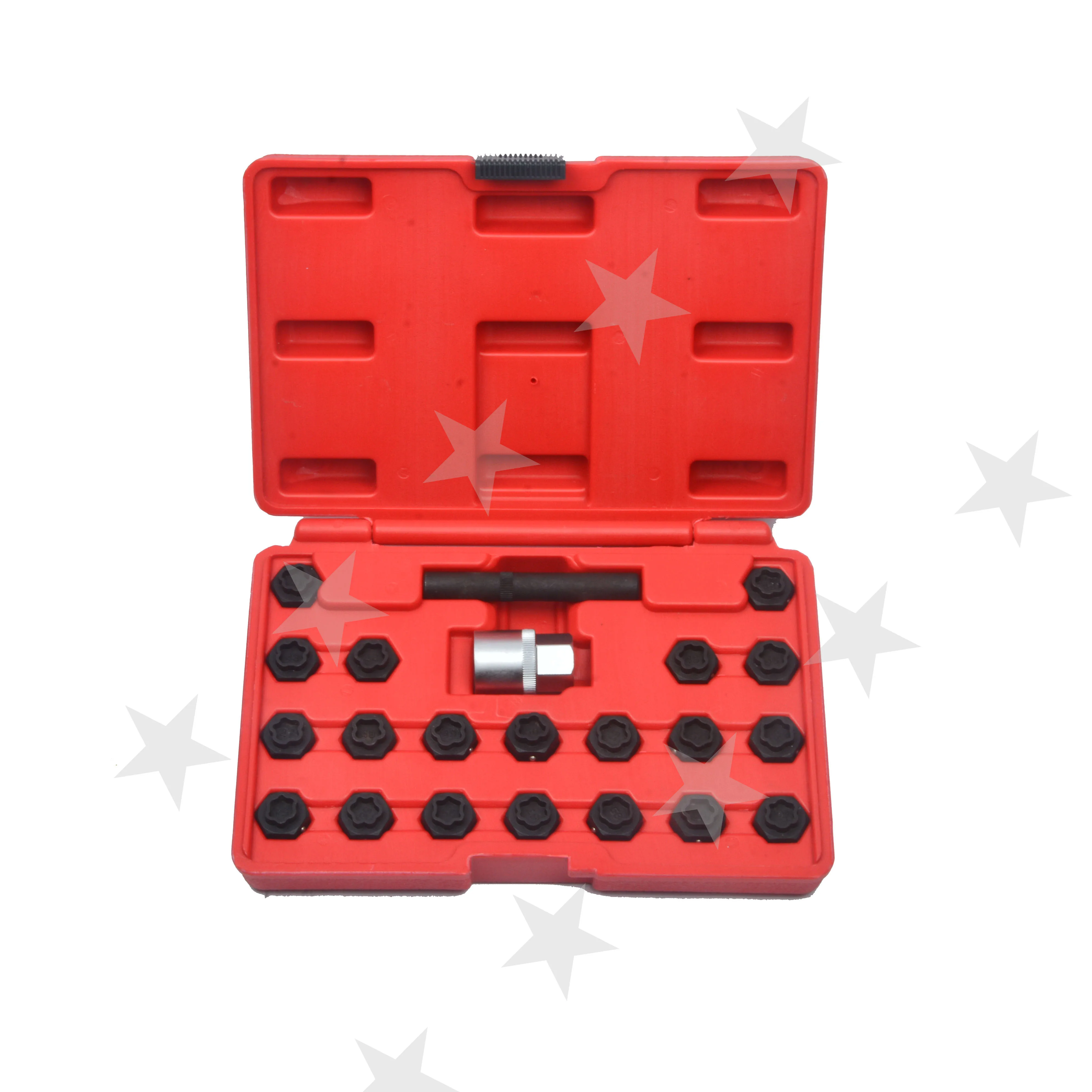 

1/2 in 22pc Locking Wheel Nut Key Socket Set For BMW 1 3 4 5 6 7 Series 1/2" Drive
