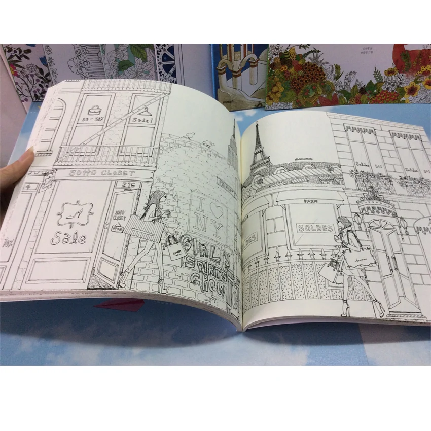 96 Pages Hers Girlhood Same album Coloring Books For adults Children Secret Garden Kill Time Painting Books 96 Pages Hers Girlhood Same album Coloring Books For adults Children Secret Garden Kill Time Painting Books