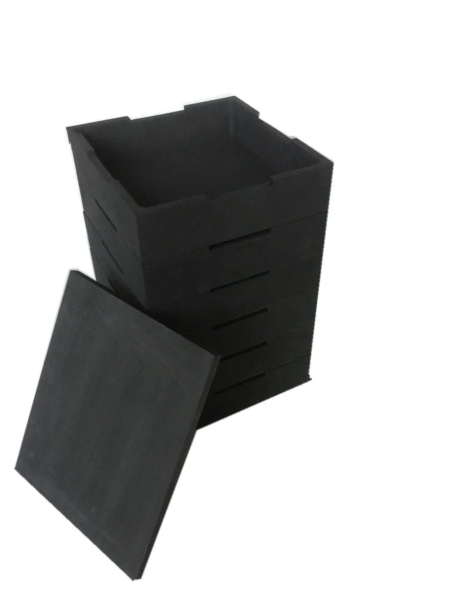 Graphite box  for LiFePO,Magnetics,Rare Earth...non-metallic precious material sintering
