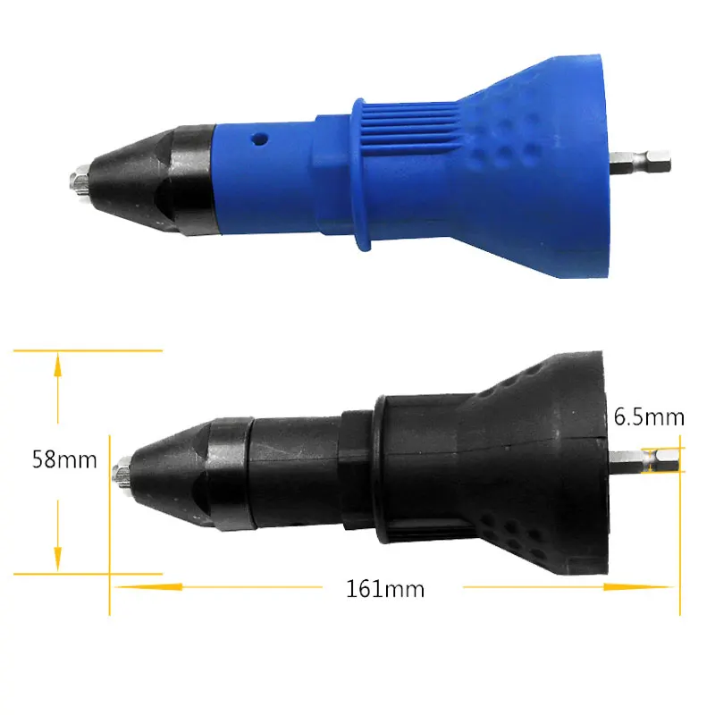 Тяговый сердечник Электрический заклепочный пистолет заклепочный орех пистолет Клепальный Инструмент Беспроводная заклепочная Дрель адаптер вставной гайка инструмент Электрическая дрель DAJ020
