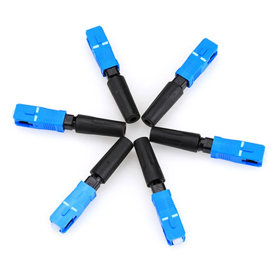 

50pcs UPC Fiber Optic Connector Adapter SC UPC Fast Connector fiber optical Free Shipping