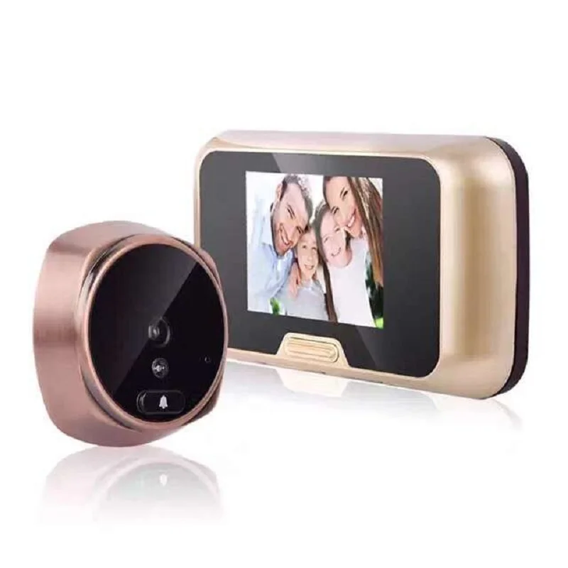 

Digital Peephole door viewer video eye 3.0 inch LCD 0.3 Megapixels camera IR Night Vision 36 door bell Video Record Photos Take
