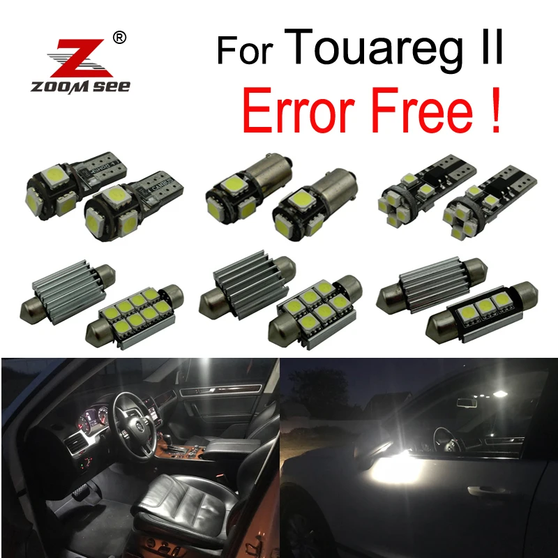 27pcs LED License plate light + Under Mirror lamp + Interior dome map Lights bulb full Kit For Touareg II 7P 7P5 7P6 (2010+) 27pcs LED License plate light + Under Mirror lamp + Interior dome map Lights bulb full Kit For Touareg II 7P 7P5 7P6 (2010+)