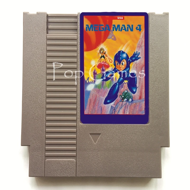 

Mega Man 4 Megaman 72 Pin Game Cartridge for 8 Bit Video Game Console Region Free English Language