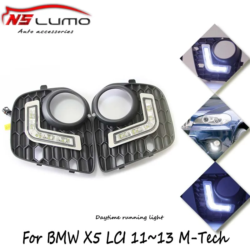 2Pcs Car Daytime Running Lights 8 LED DRL Daylight Kit Super White 12V for BMW X5 E70 led drl parking light 2Pcs Car Daytime Running Lights 8 LED DRL Daylight Kit Super White 12V for BMW X5 E70 led drl parking light