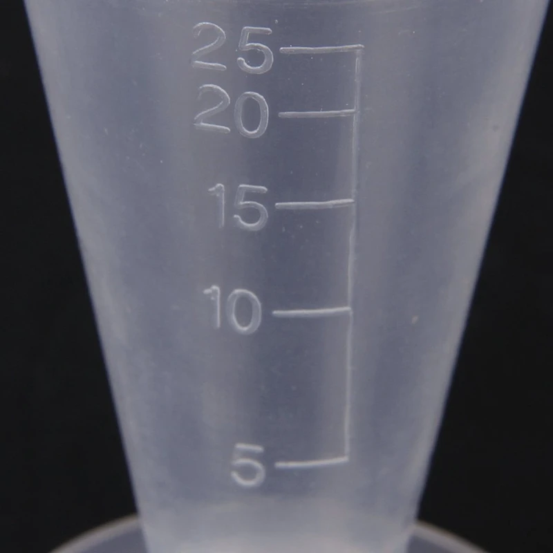 25 мл кухонный лабораторный пластиковый мерный стакан