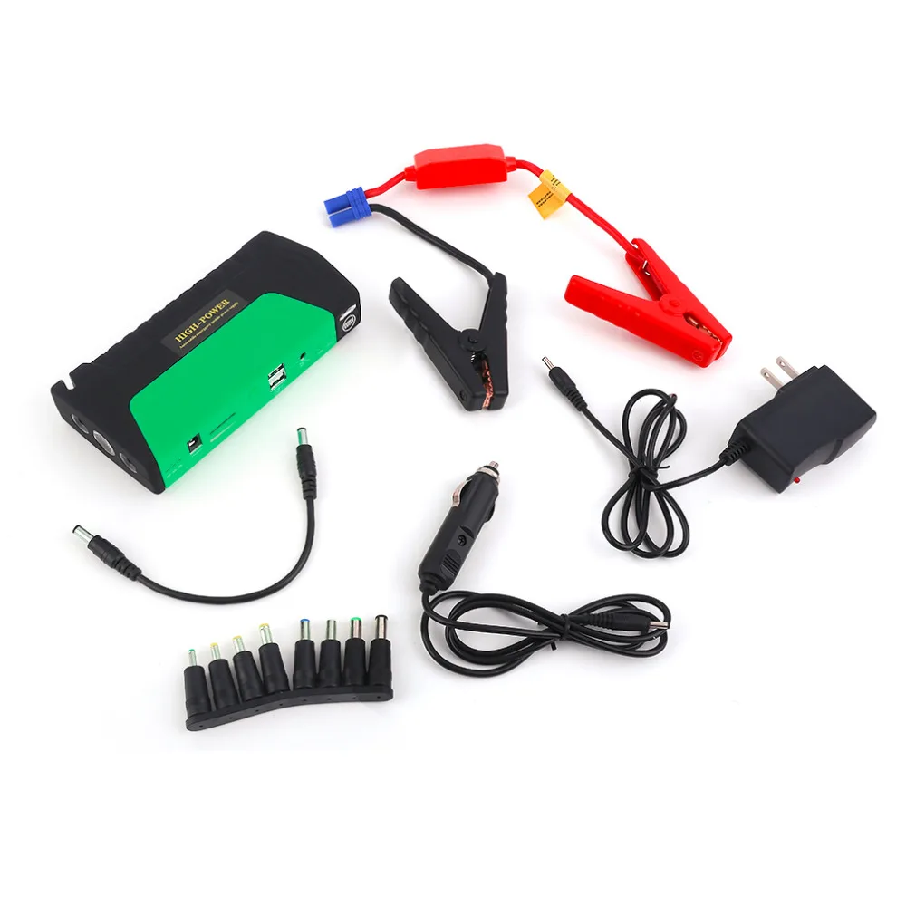 New 68000ma Multifunctional Portable Cars Auto Emergency Start Car Jump Starter Power Bank With Three Lights Engine Booster