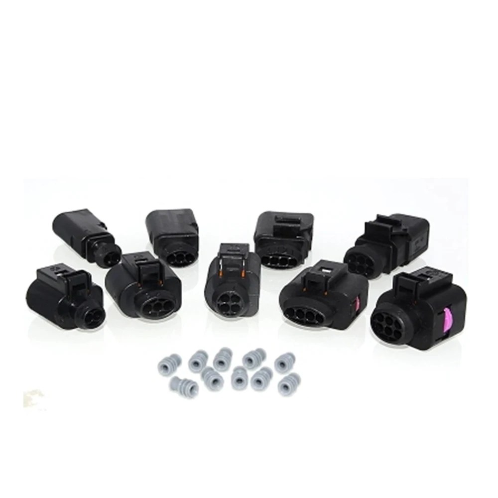 

Automotive Connector 2P/3P/4P Round/4P/6P/8P/10P for the VW Electrical Horn Plug 1.5 series plug Waterproof Connector DIY Car