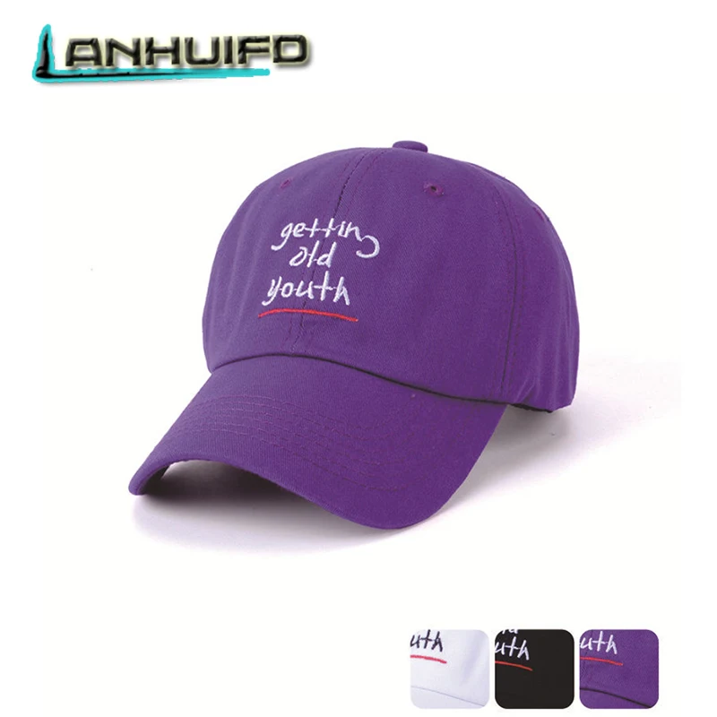 LANHUIFD последние Для женщин Кепки Dad Hat 100% хлопок высокое качество с вышивкой с надписями Бейсбол Кепки для Для мужчин Snapback