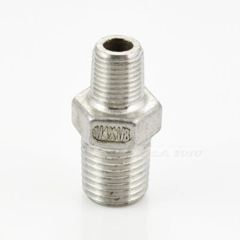 Редуктор с шестигранной головкой MEGAIRON 1/4 &quotx1/8&quot фитинги из нержавеющей стали SS304