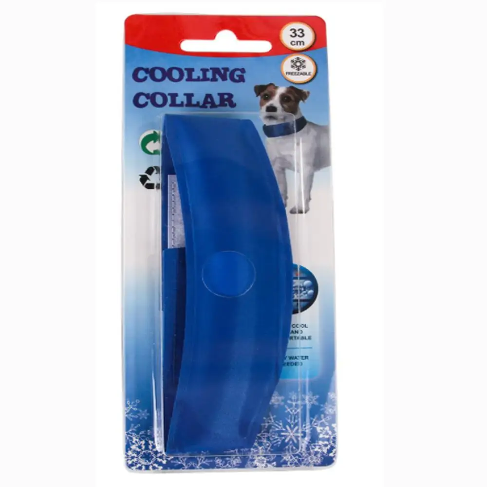 

New cooling collar for pets Cool ice pad in summer Heatproof dog ice pack collar Pet cooling collar